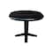 International Concepts 36 in. Solid Wood Round Top Pedestal Table with 12 in. Leaf - 30.1 in.High - Dining Height in Black K46-36RXT-23B - alternate 8